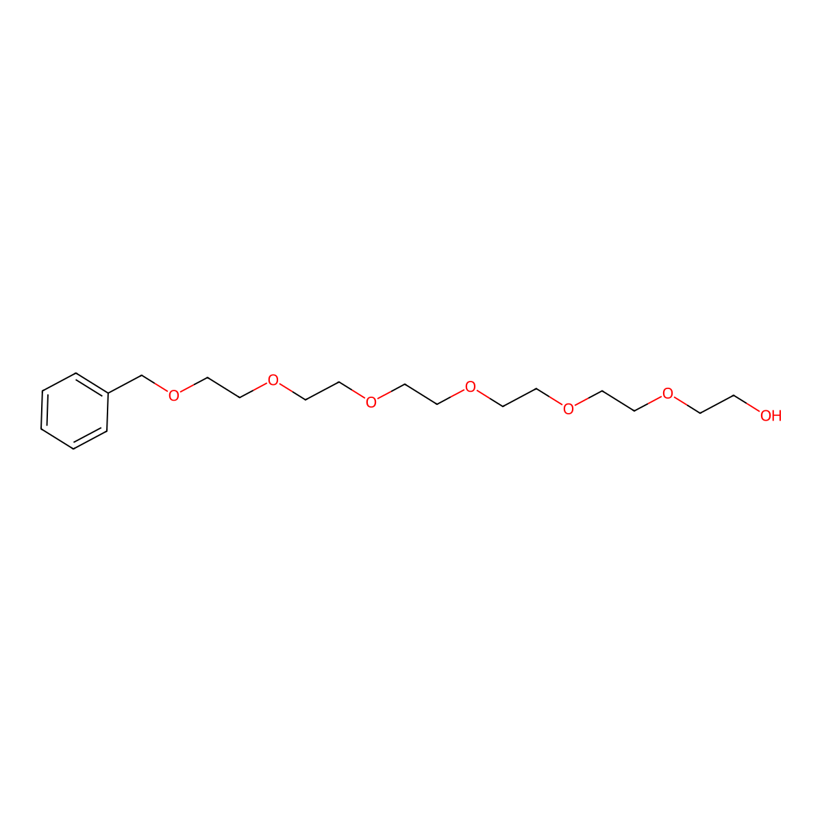 Hexaethylene Glycol Monobenzyl Ether molecular structure, CAS 24342-68-5