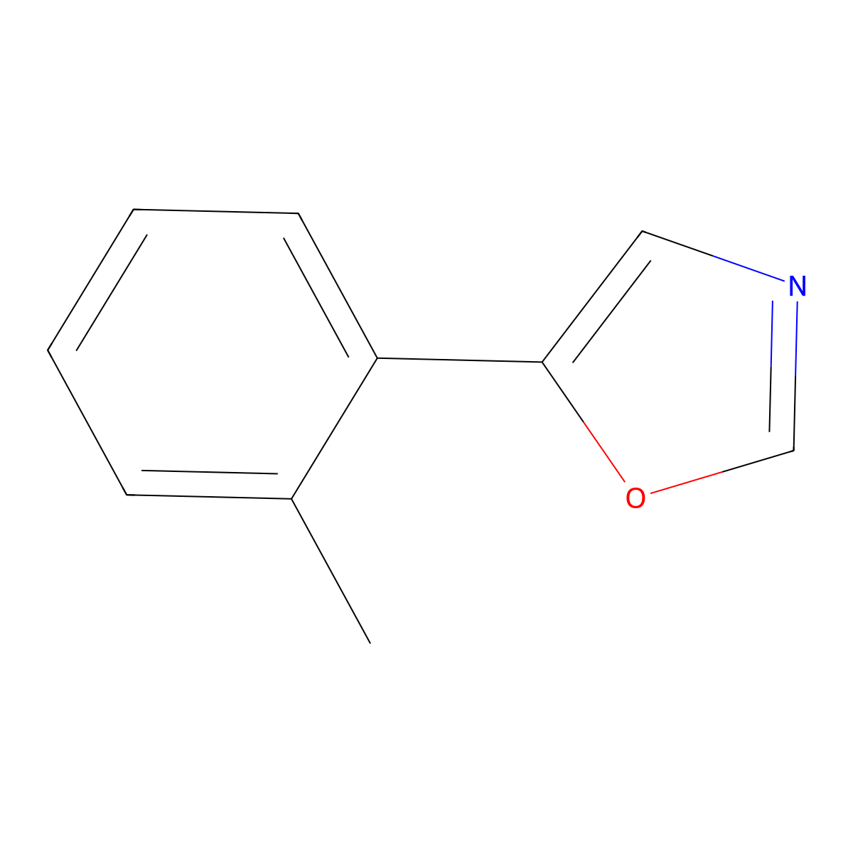 5-(o-Tolyl)oxazole molecular structure, CAS 243455-53-0