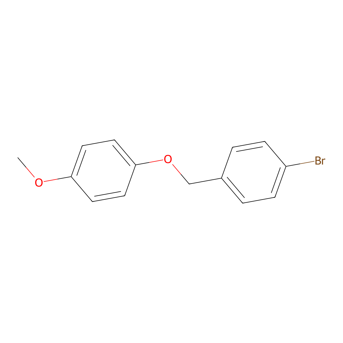 4-Bromobenzyl-(4-methoxyphenyl)ether molecular structure, CAS 243460-30-2