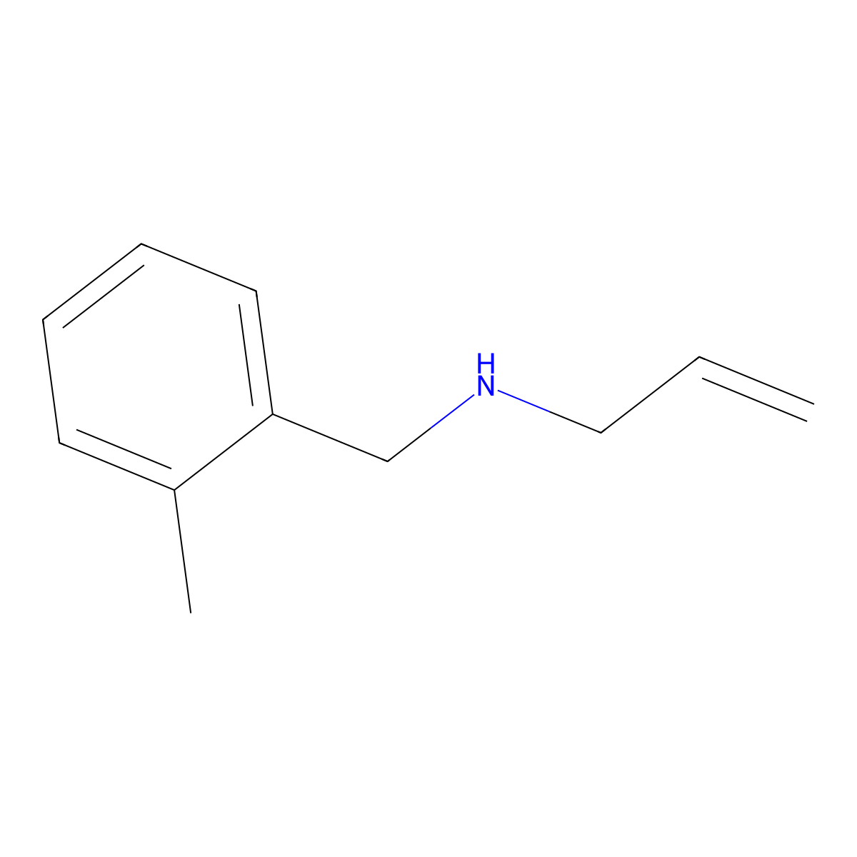 N-(2-methylbenzyl)prop-2-en-1-amine molecular structure, CAS 243462-40-0