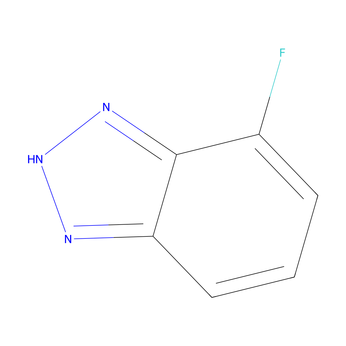 4-Fluorobenzotriazole molecular structure, CAS 243464-29-1
