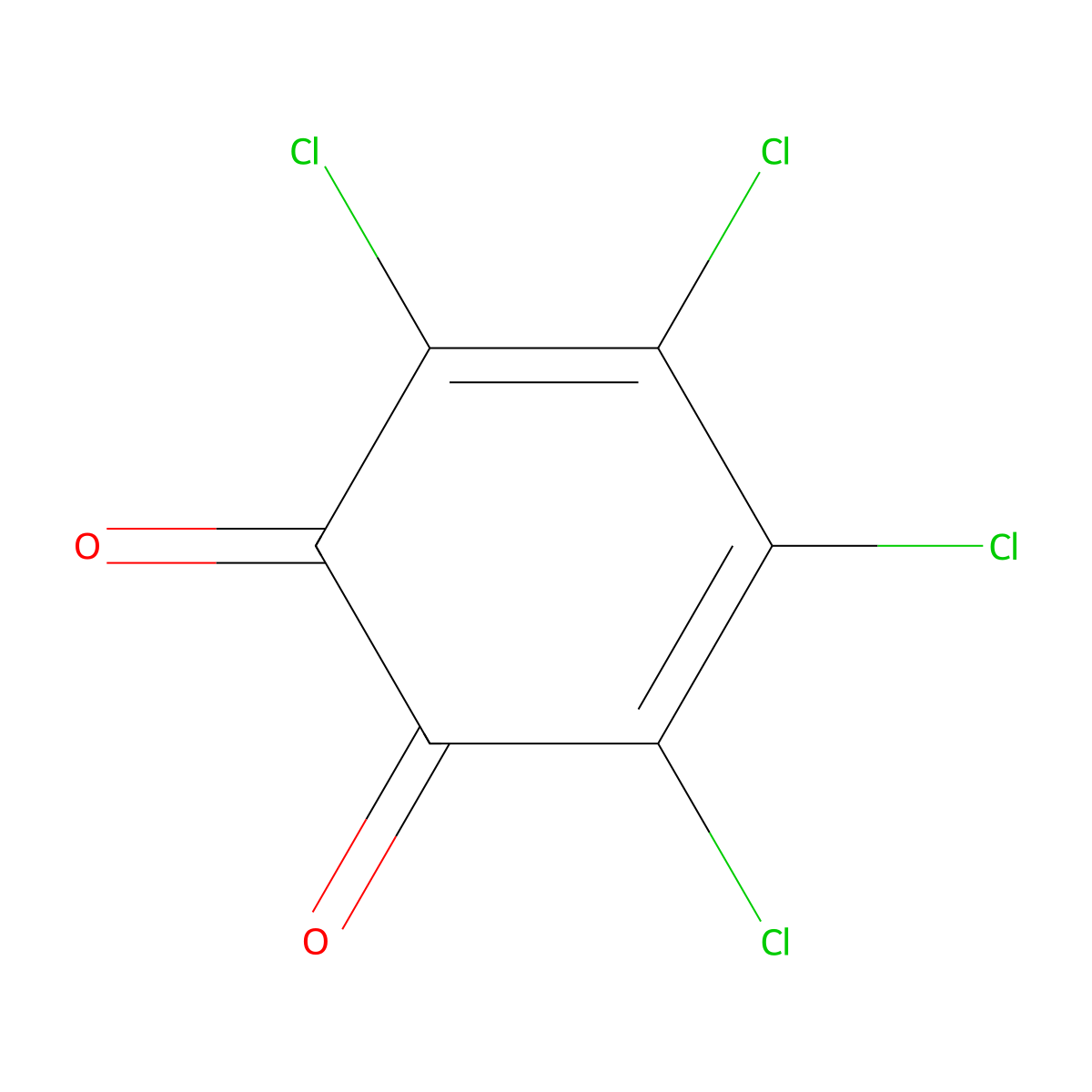 o-Chloranil molecular structure, CAS 2435-53-2