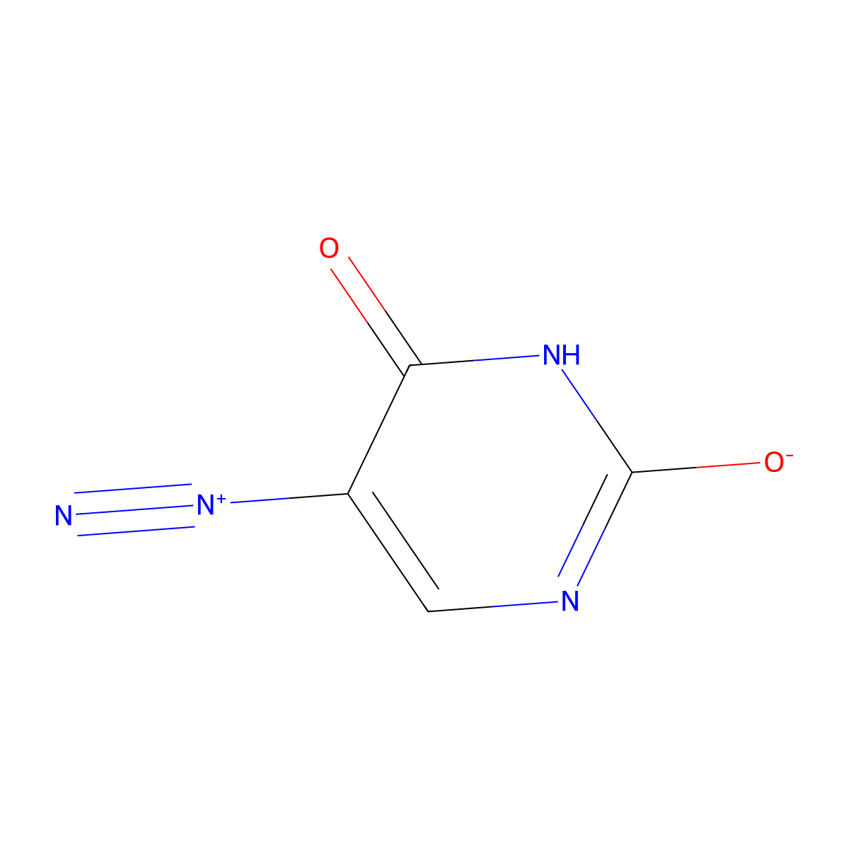 5-Diazouracil molecular structure, CAS 2435-76-9