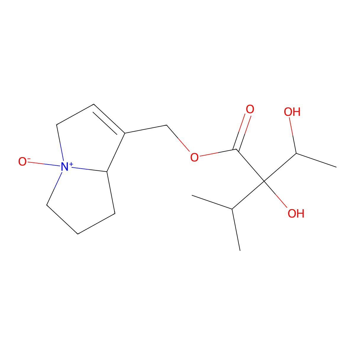 Supinine N-oxide molecular structure, CAS 24351-90-4