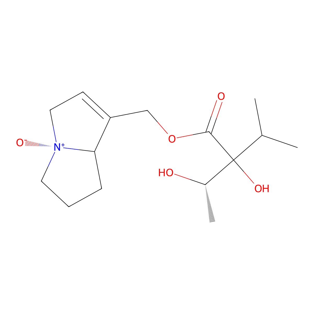 Supinine N-oxide molecular structure, CAS 24351-90-4