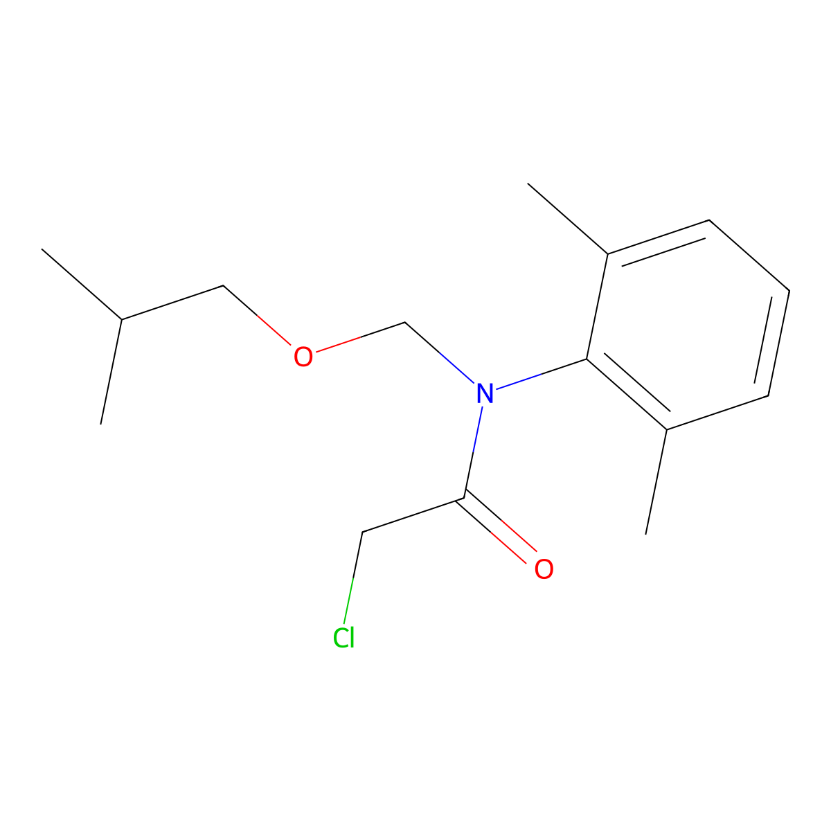 Delachlor molecular structure, CAS 24353-58-0