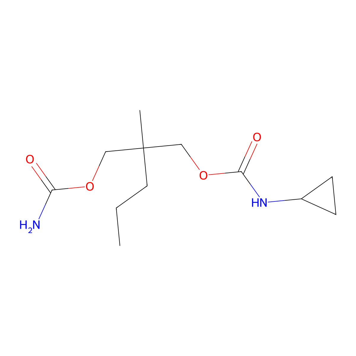 Lorbamate molecular structure, CAS 24353-88-6
