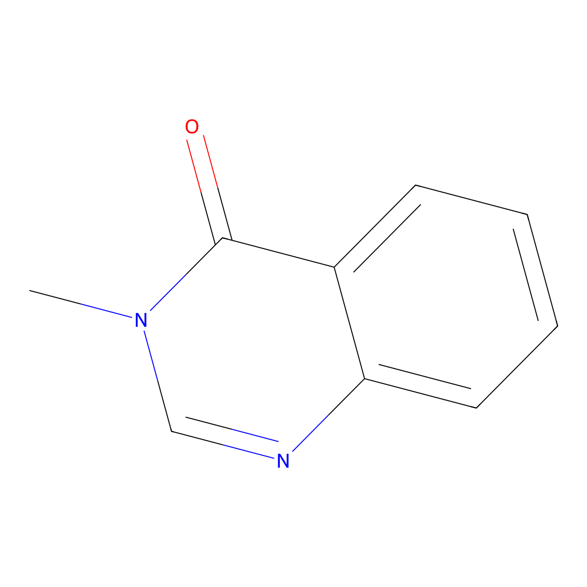 3-Methyl-4(3H)-quinazolinone molecular structure, CAS 2436-66-0
