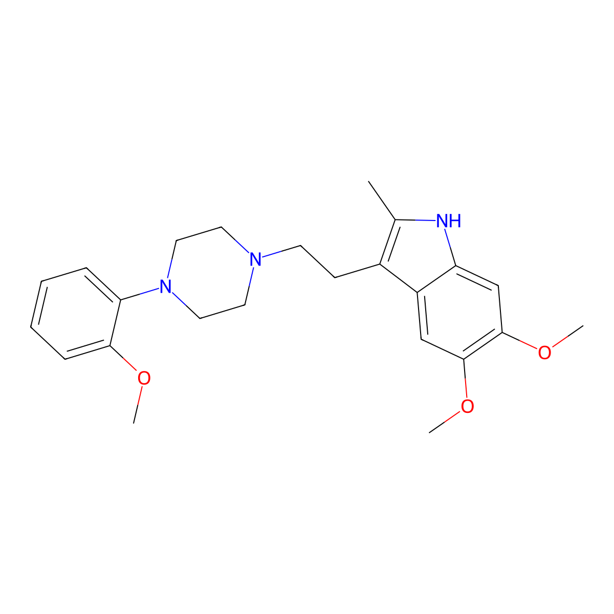 Milipertine molecular structure, CAS 24360-55-2