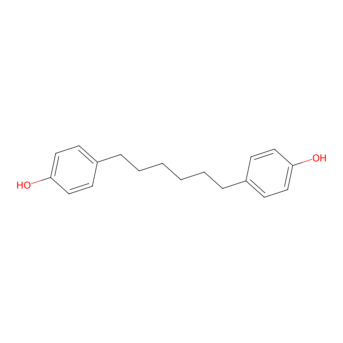 4,4'-Hexylidenebisphenol molecular structure, CAS 24362-98-9
