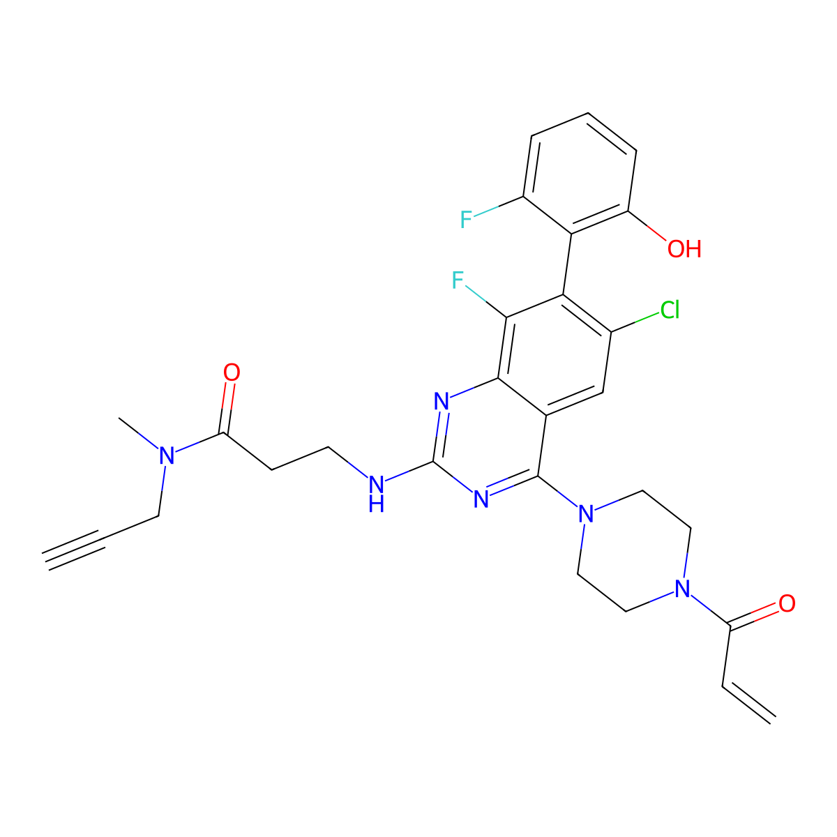 ARS-1323-alkyne molecular structure, CAS 2436544-27-1