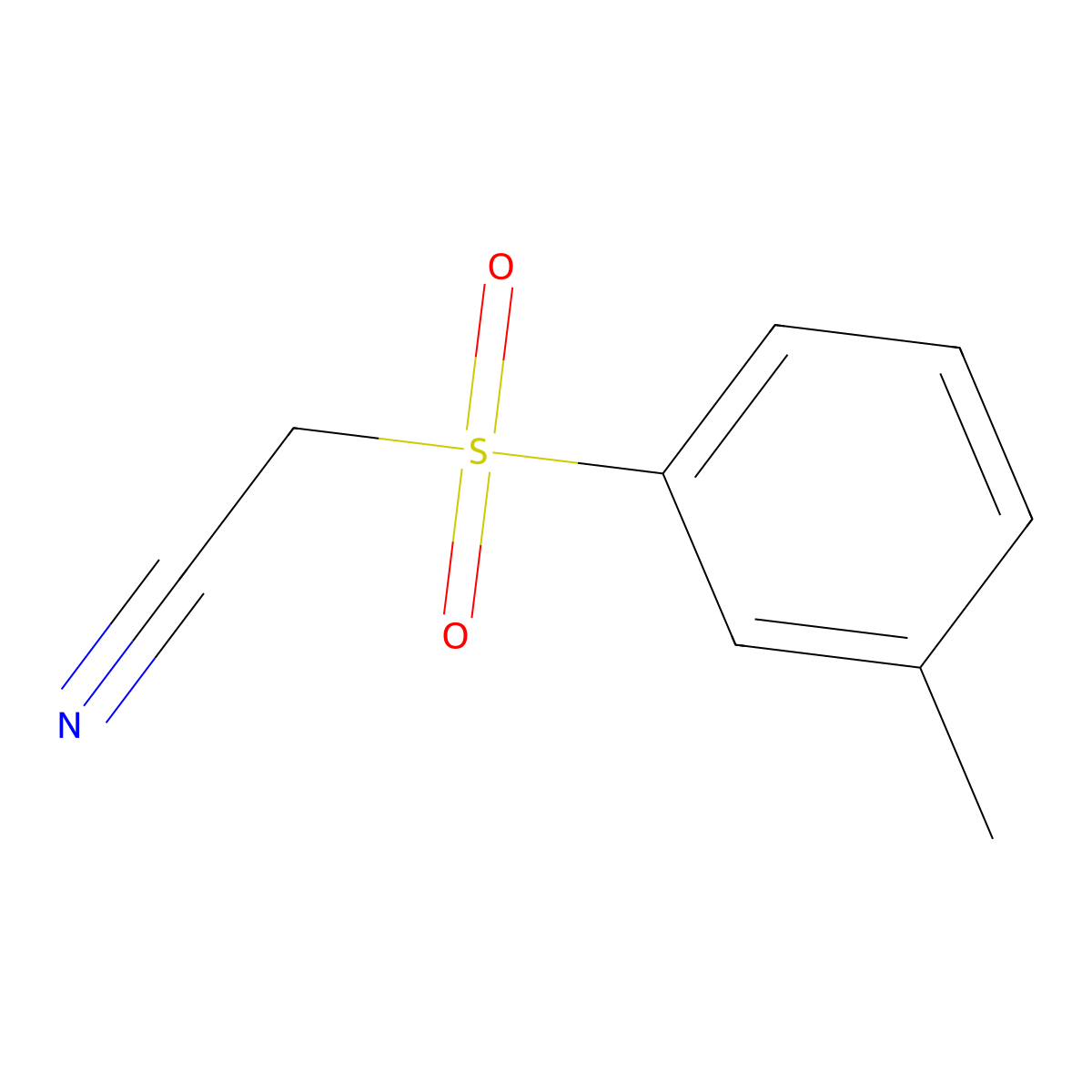 (Toluene-3-sulphonyl)-acetonitrile molecular structure, CAS 243661-10-1