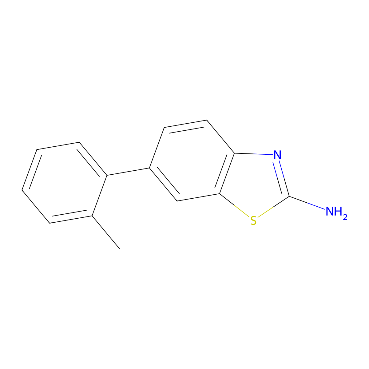 6-(o-Tolyl)benzo[d]thiazol-2-amine molecular structure, CAS 2436720-41-9