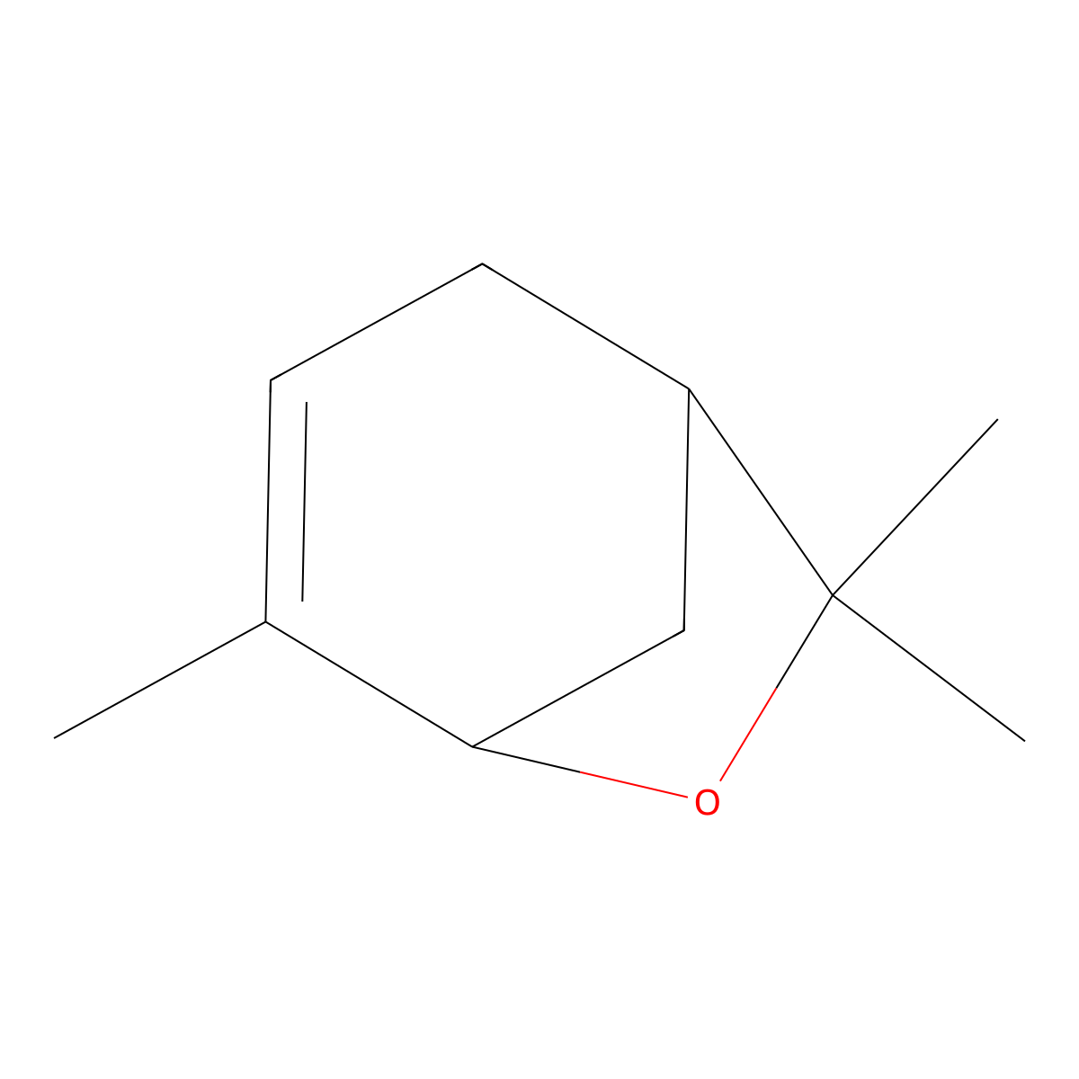 6-Oxabicyclo(3.2.1)oct-3-ene, 4,7,7-trimethyl- molecular structure, CAS 2437-97-0
