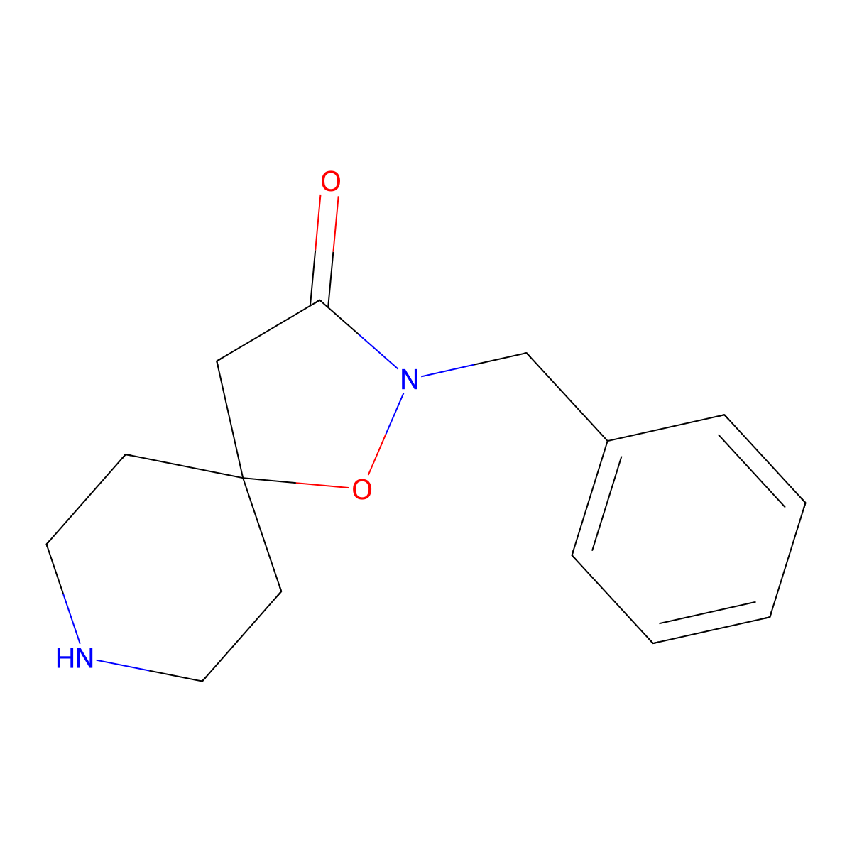 2-Benzyl-1-oxa-2,8-diazaspiro[4.5]decan-3-one molecular structure, CAS 2437127-76-7