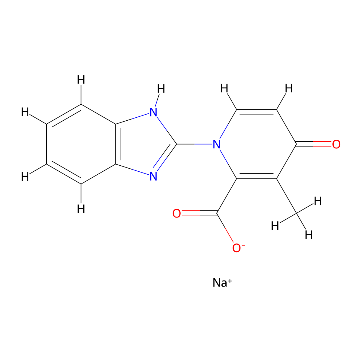 Rabeprazole EP Impurity C molecular structure, CAS 2437254-50-5