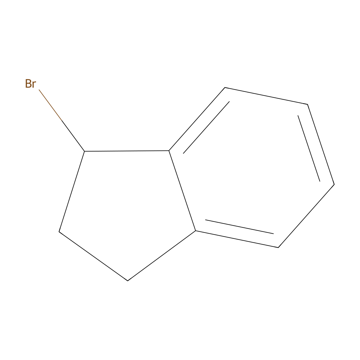 1-bromo-2,3-dihydro-1H-indene molecular structure, CAS 24373-98-6