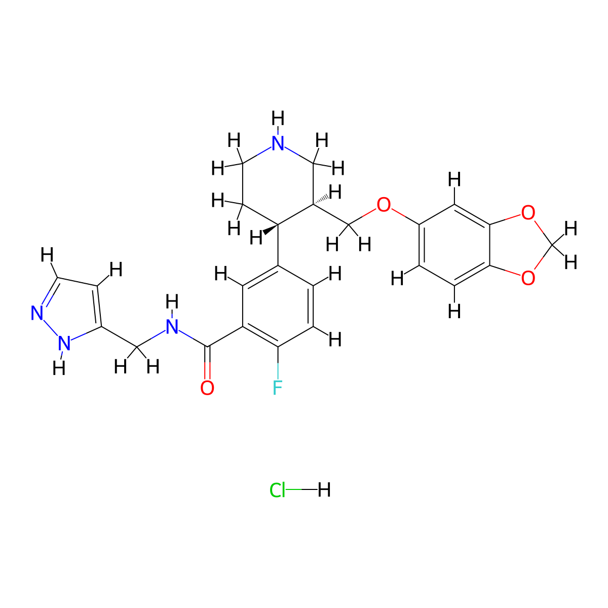 CCG258208 (hydrochloride) molecular structure, CAS 2437438-22-5