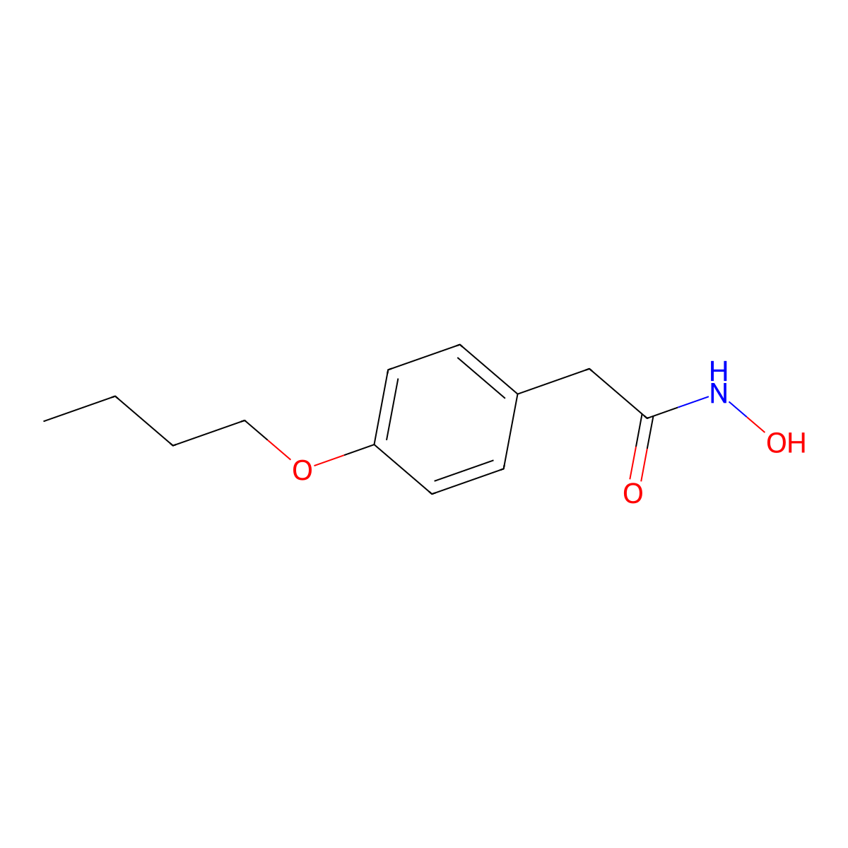 Bufexamac molecular structure, CAS 2438-72-4