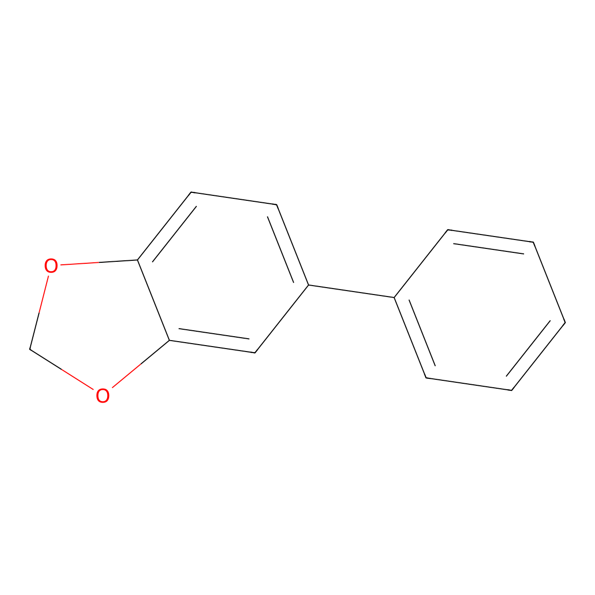 5-Phenyl-2H-1,3-benzodioxole molecular structure, CAS 24382-05-6