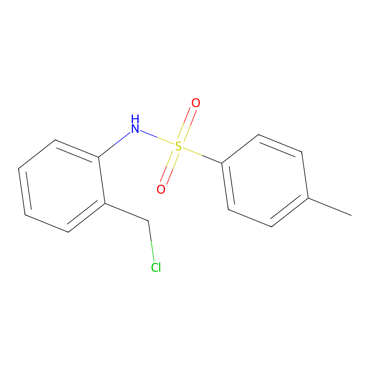 N-(2-(Chloromethyl)phenyl)-4-methylbenzenesulfonamide molecular structure, CAS 243844-35-1