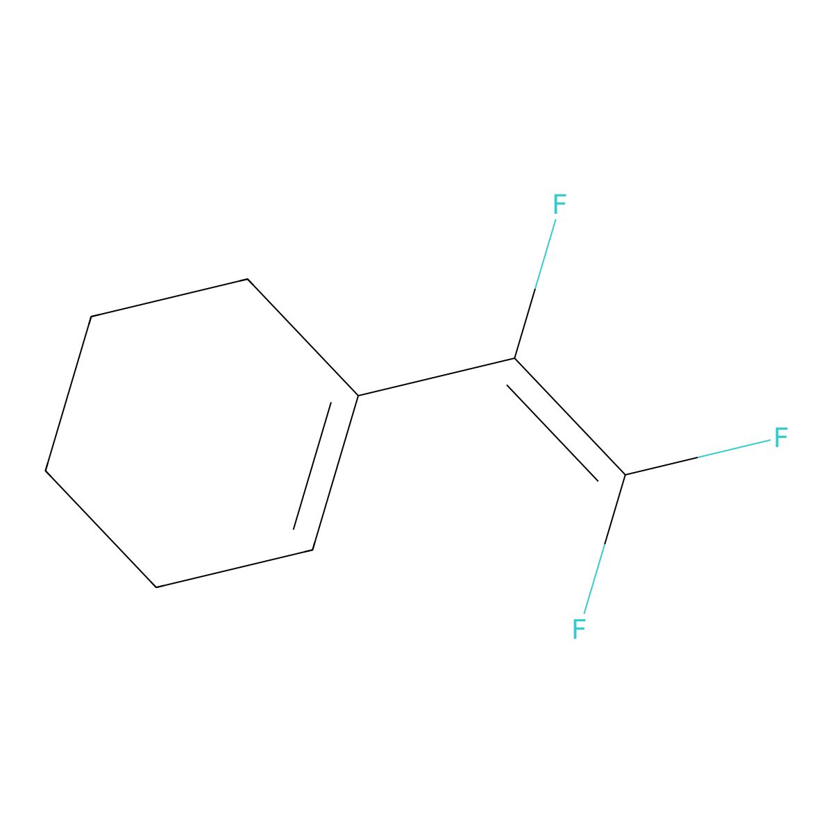 1-(Trifluorovinyl)cyclohex-1-ene molecular structure, CAS 243863-42-5