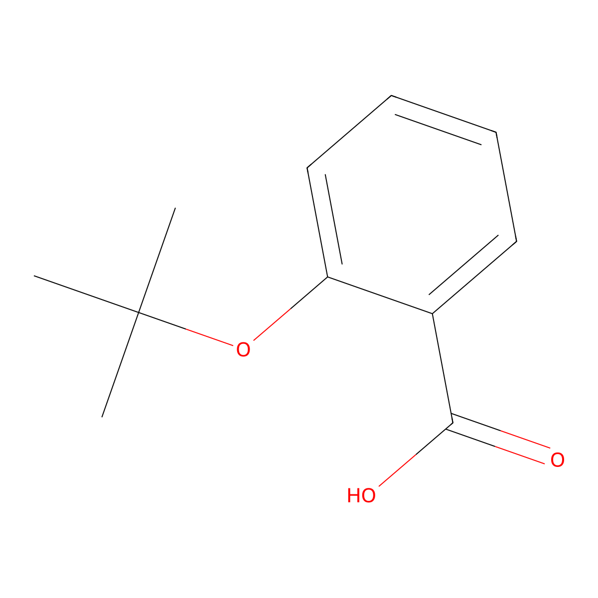 2-(Tert-butoxy)benzoic acid molecular structure, CAS 243863-88-9
