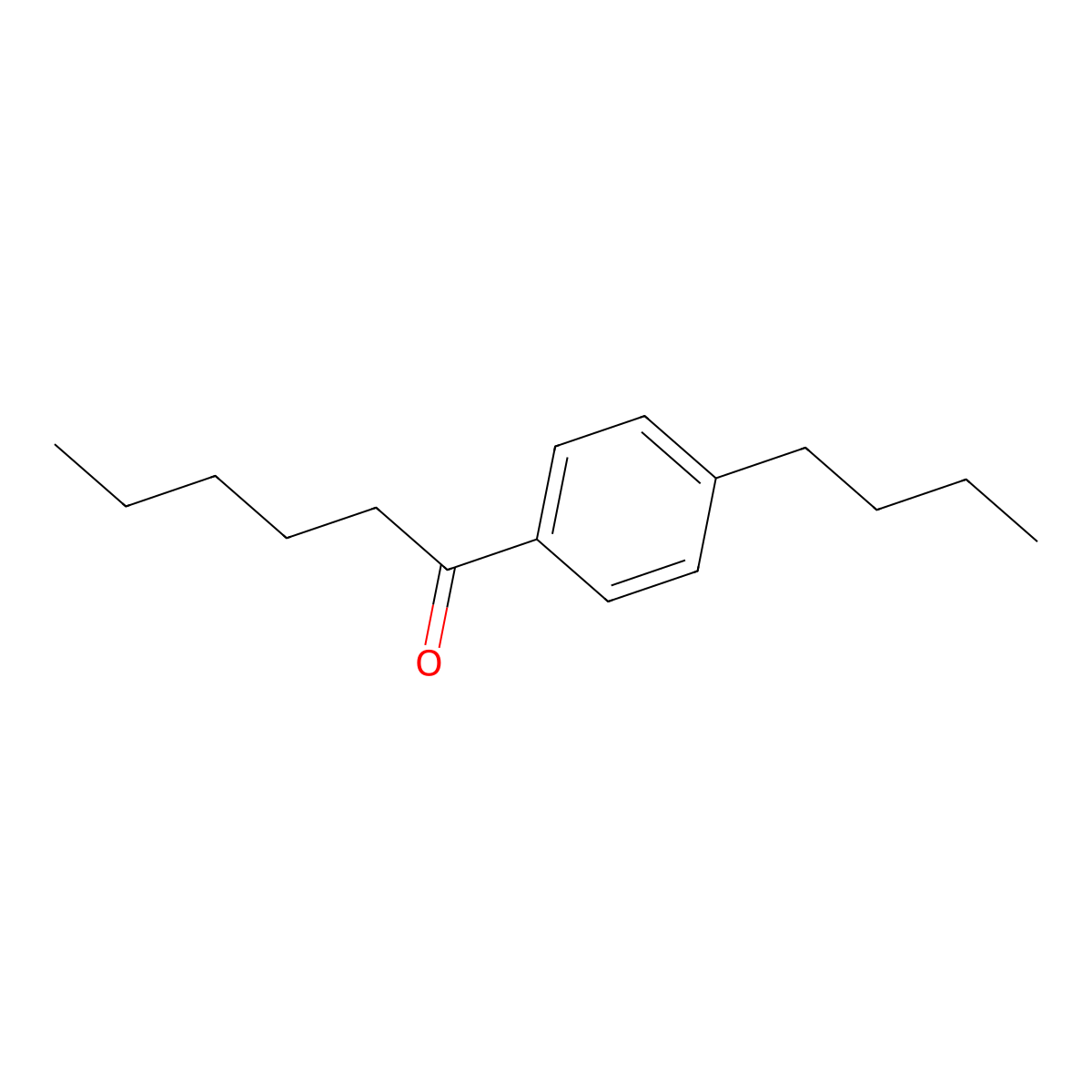 1-(4-Butylphenyl)hexan-1-one molecular structure, CAS 243870-87-3