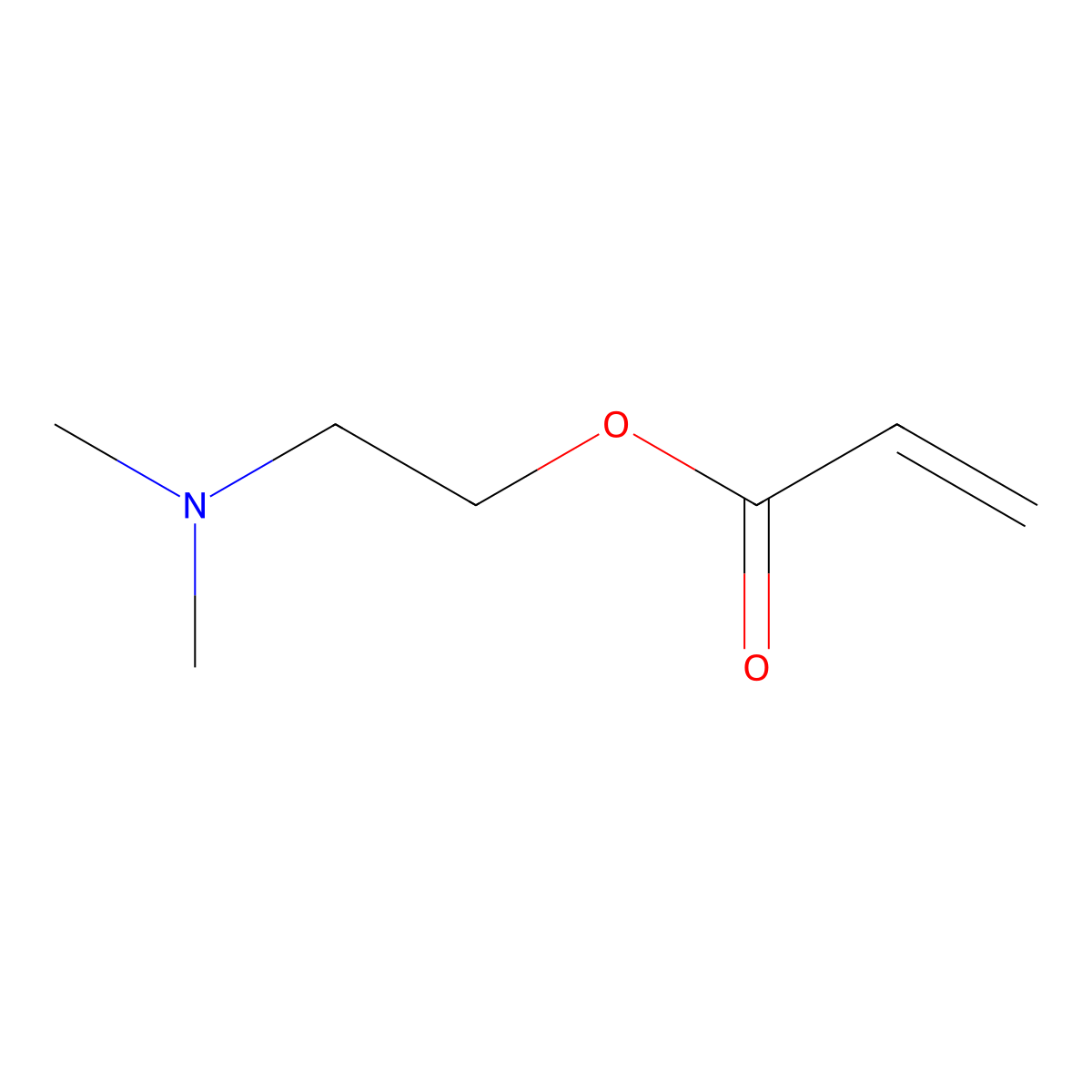 2-(Dimethylamino)ethyl acrylate molecular structure, CAS 2439-35-2
