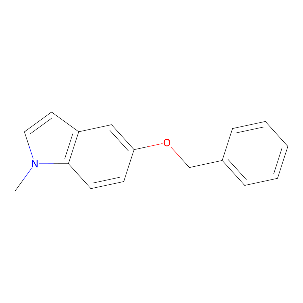 N-Methyl-5-benzyloxyindole molecular structure, CAS 2439-68-1