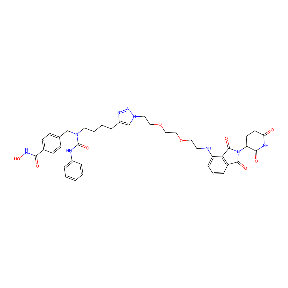 HDAC6 degrader-1 molecular structure, CAS 2439058-23-6