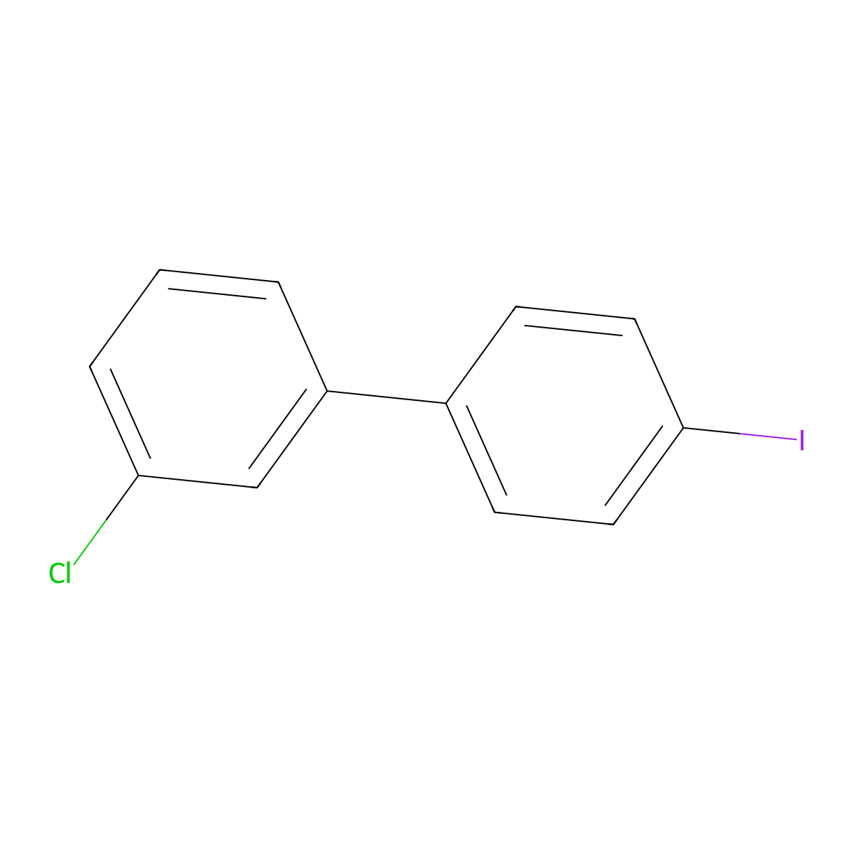3-Chloro-4'-iodo-1,1'-biphenyl molecular structure, CAS 2439166-31-9