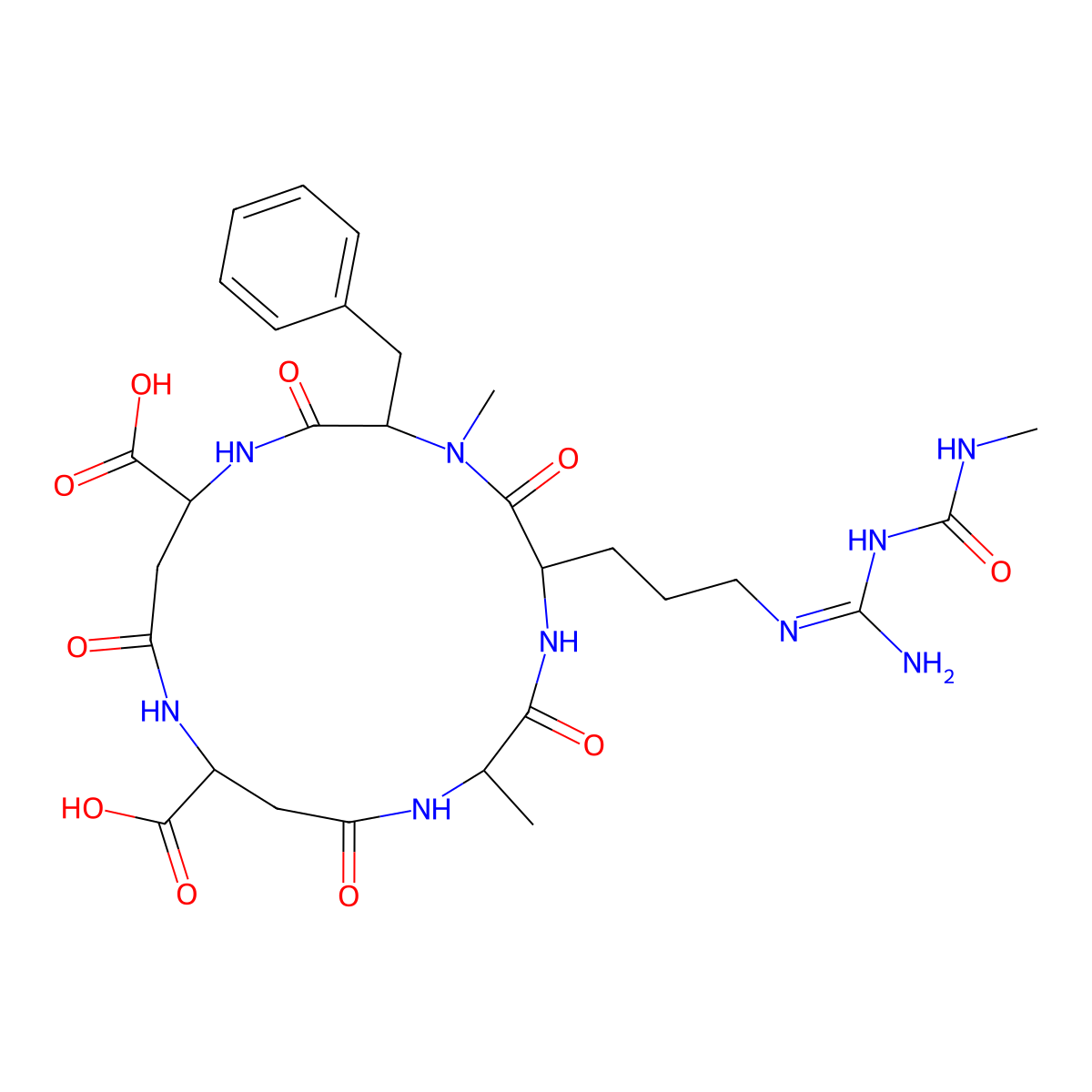Argifin molecular structure, CAS 243975-37-3
