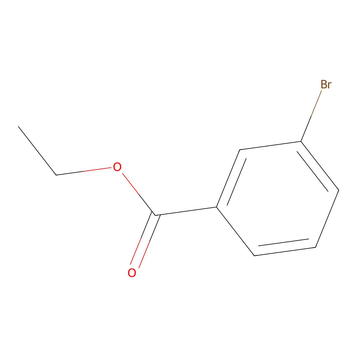 Ethyl 3-bromobenzoate molecular structure, CAS 24398-88-7