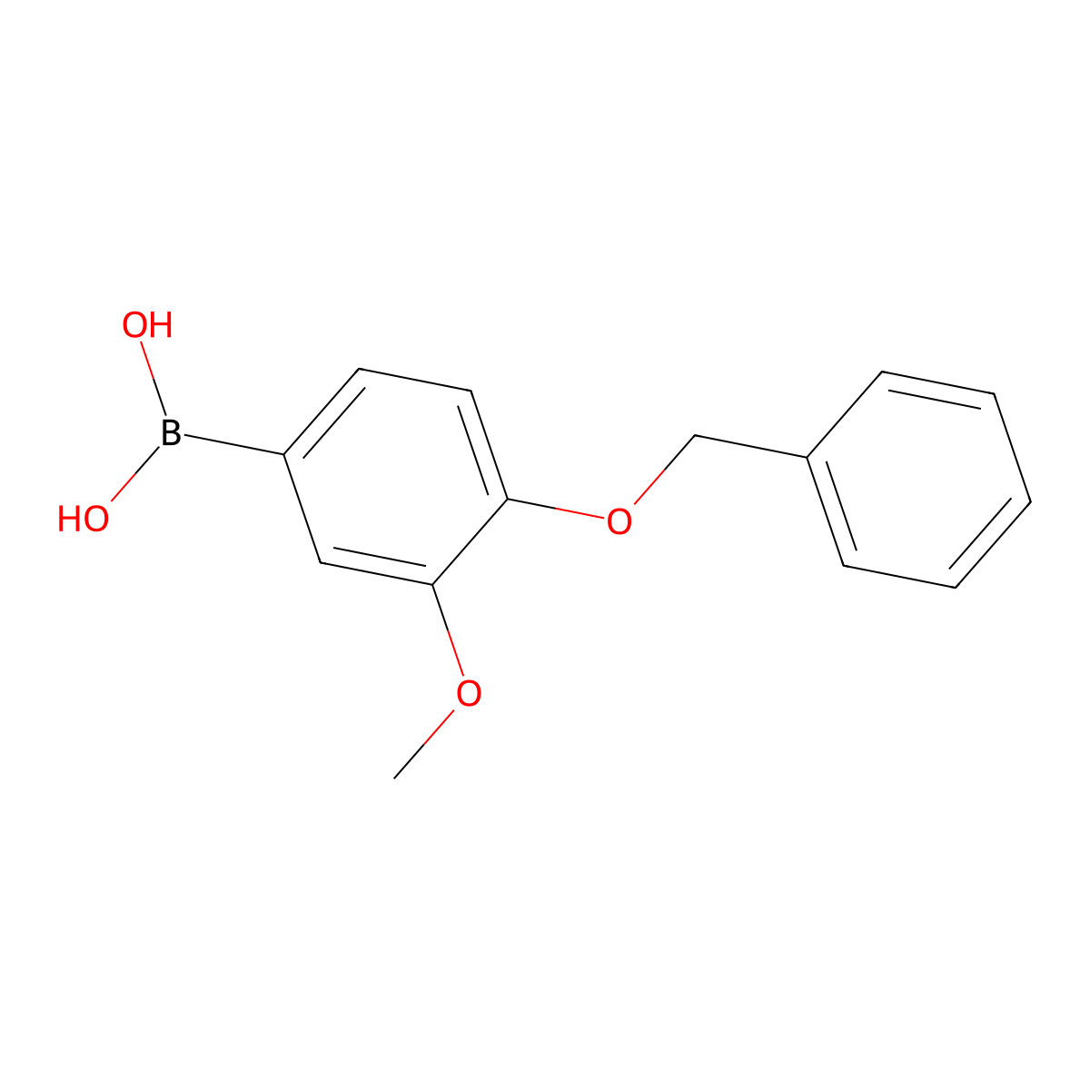 4-(Benzyloxy)-3-methoxybenzeneboronic acid molecular structure, CAS 243990-53-6