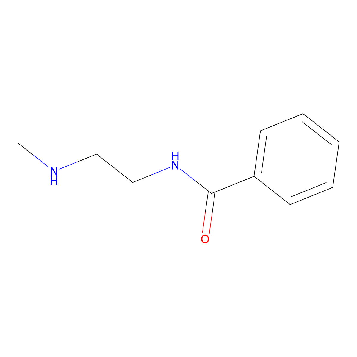 N-[2-(methylamino)ethyl]benzamide molecular structure, CAS 243990-74-1