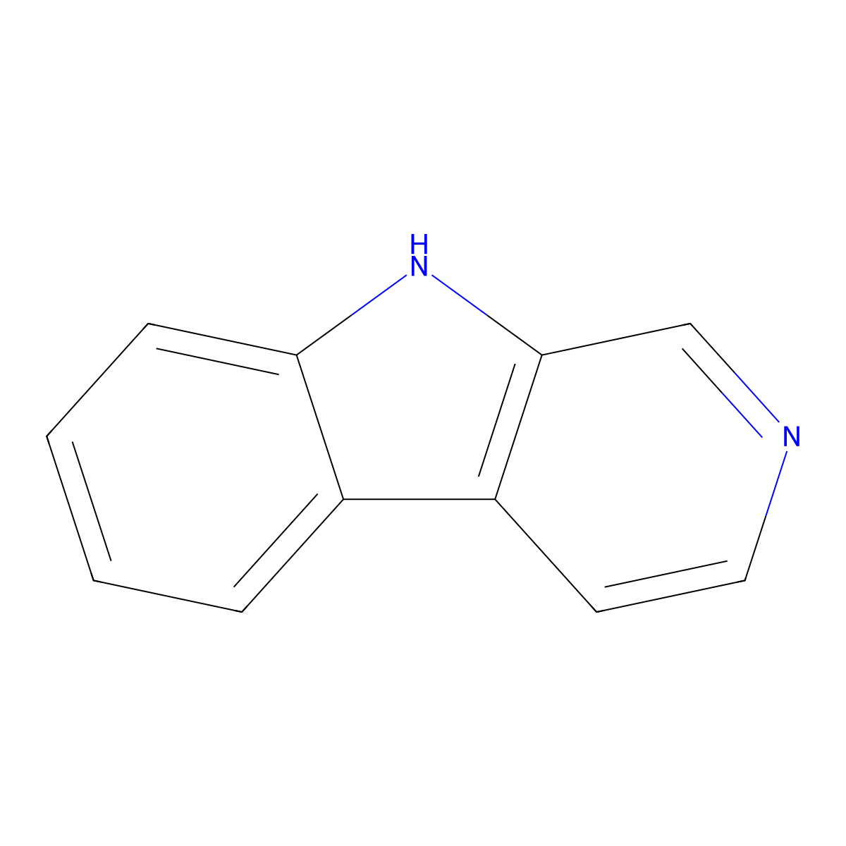 Beta-Carboline molecular structure, CAS 244-63-3