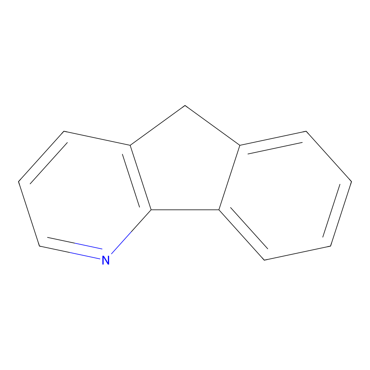 4-Azafluorene molecular structure, CAS 244-99-5