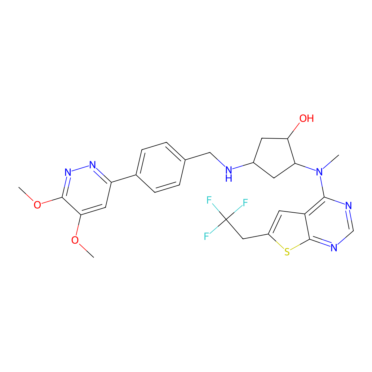 Emilumenib molecular structure, CAS 2440018-29-9