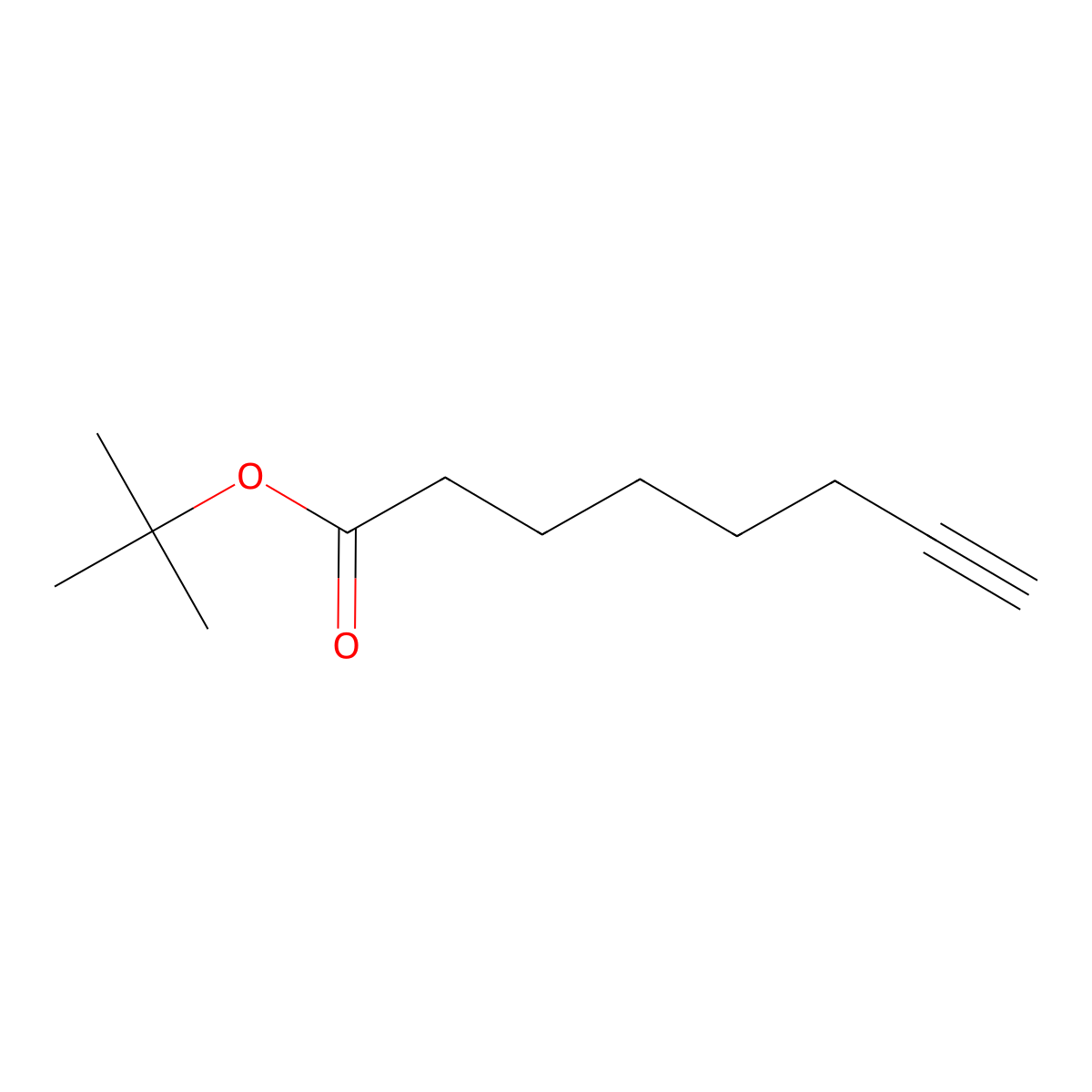 tert-Butyl oct-7-ynoate molecular structure, CAS 2440138-27-0