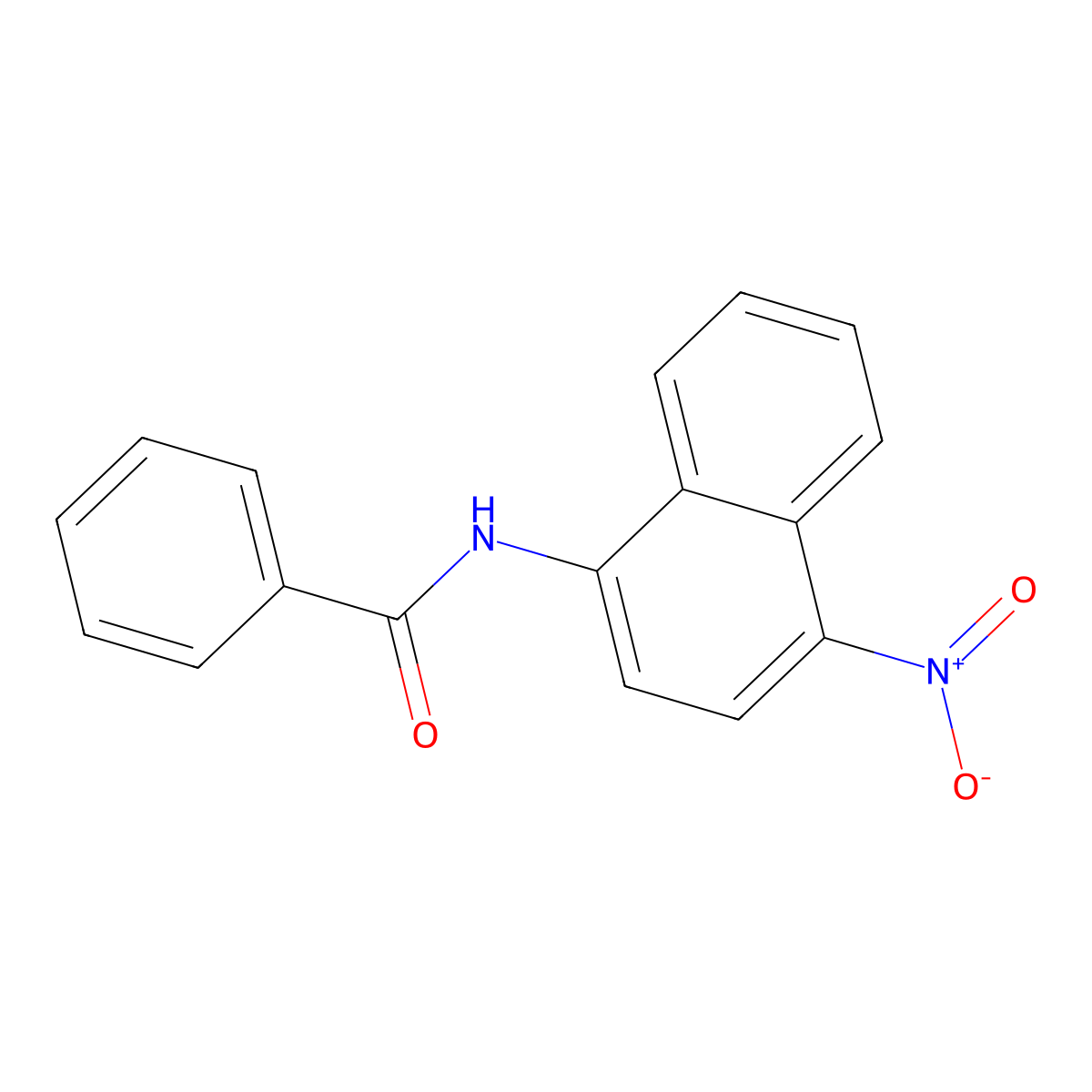 N-(4-Nitro-1-naphthyl)benzamide molecular structure, CAS 24402-73-1