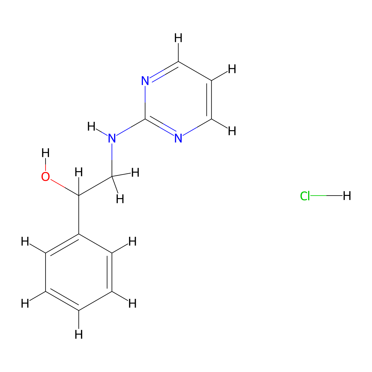 Fenyripol Hydrochloride molecular structure, CAS 2441-88-5