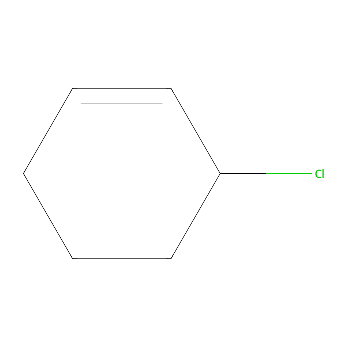 3-Chlorocyclohexene molecular structure, CAS 2441-97-6