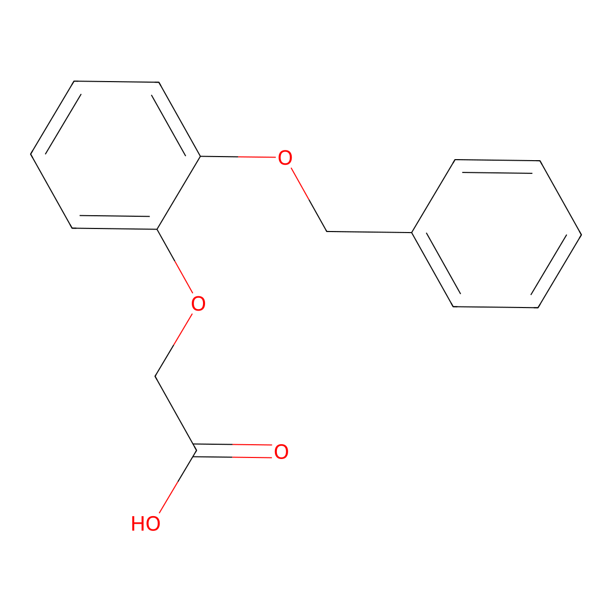 2-[2-(Benzyloxy)phenoxy]acetic acid molecular structure, CAS 244123-12-4