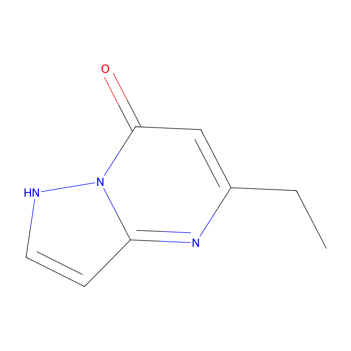 5-ethylpyrazolo[1,5-a]pyrimidin-7(4H)-one molecular structure, CAS 244127-30-8