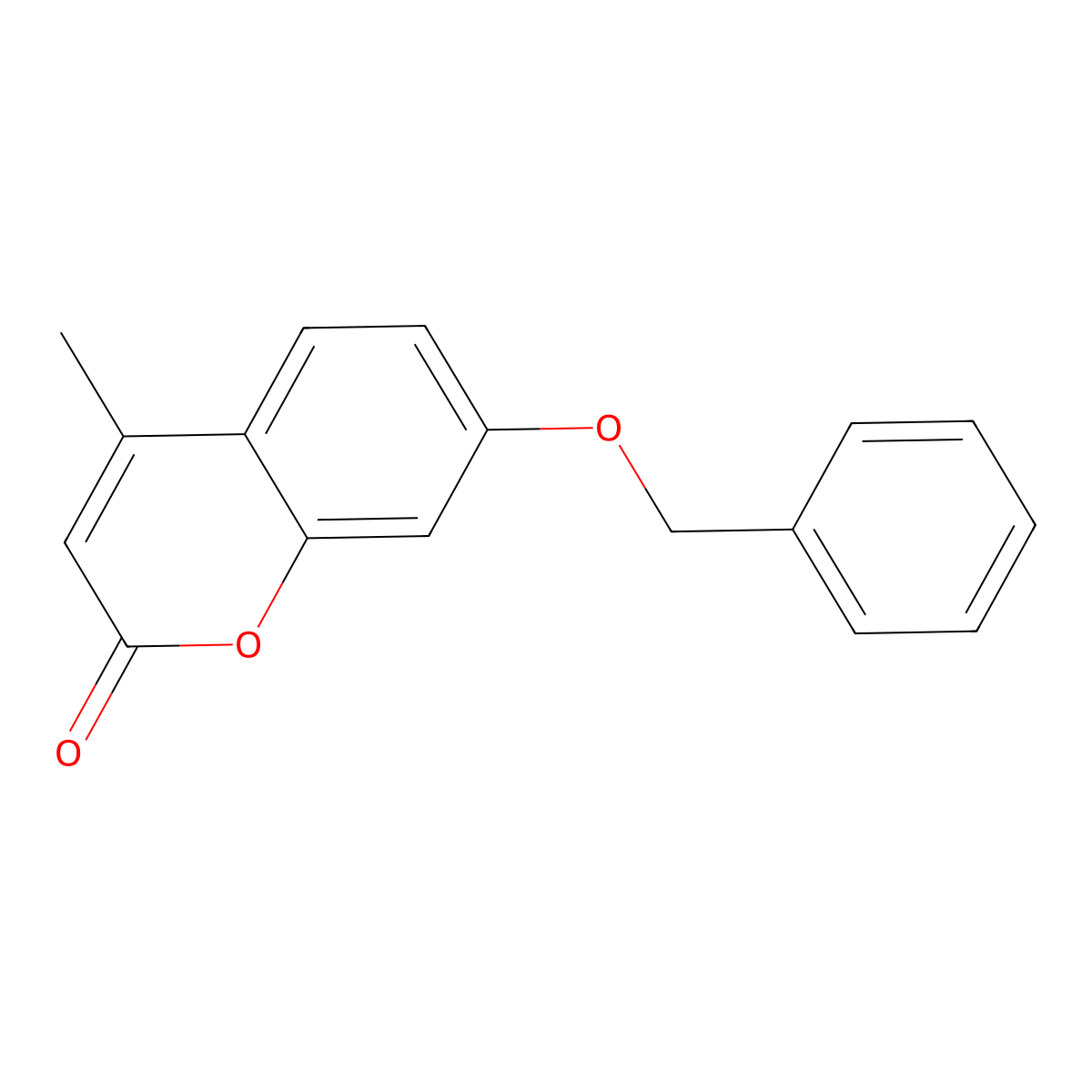 7-Benzyloxy-4-methylcoumarin molecular structure, CAS 24416-78-2