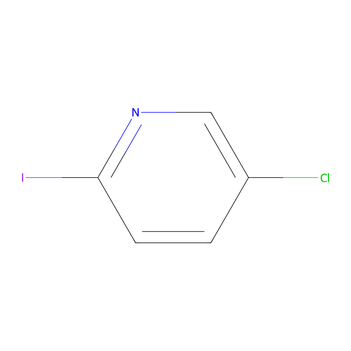 5-Chloro-2-iodopyridine molecular structure, CAS 244221-57-6