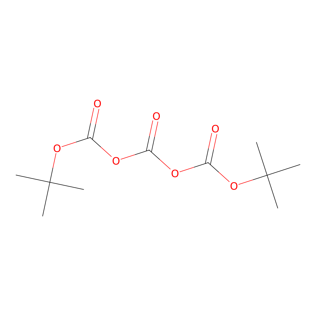 Di-tert-butyl tricarbonate molecular structure, CAS 24424-95-1