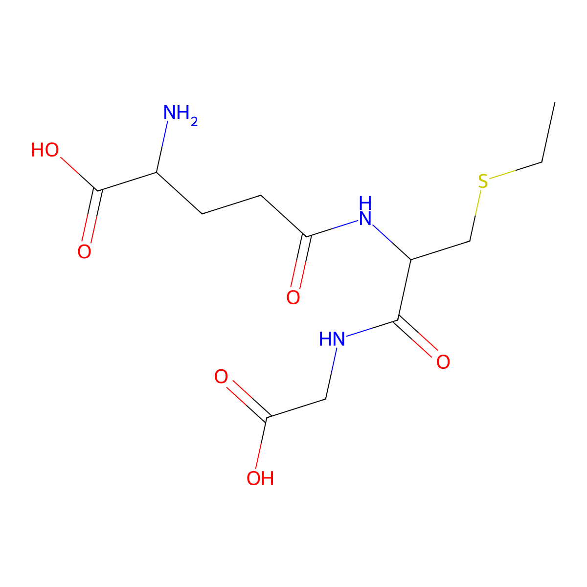 S-ethyl glutathione molecular structure, CAS 24425-52-3