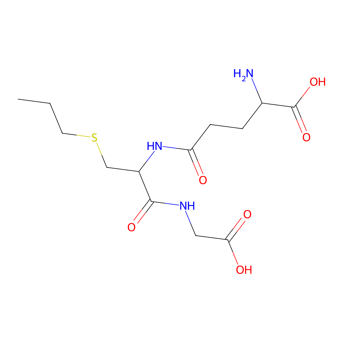 S-Propylglutathione molecular structure, CAS 24425-53-4